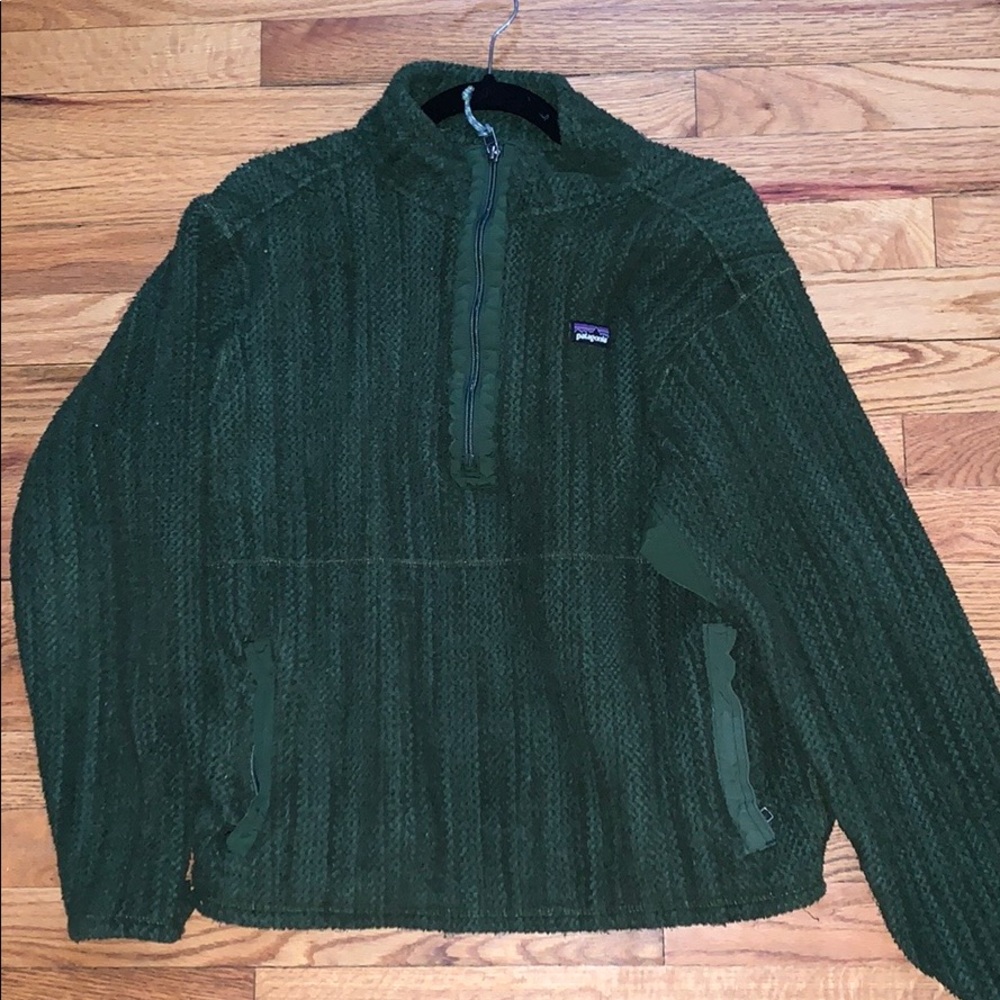 Mens Patagonia Large lull over half zip fleece